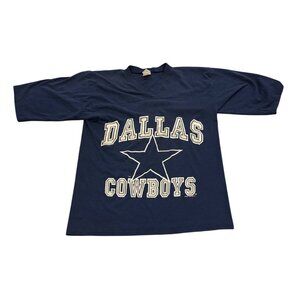Vintage 1990 Dallas Cowboys Single Stitch NFL T-Shirt Competitor Men’s Medium